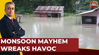 Monsoon Mayhem Torrential Rainfall In Assam Heavy Rain Pounds Gujarat No Rain Respite For UKhand