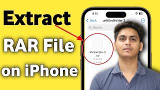 How to Open  Extract RAR File on iPhone