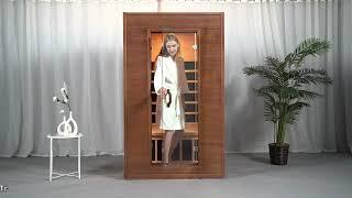 Home 2 Person Indoor Wooden Carbon Far Infrared Sauna Room