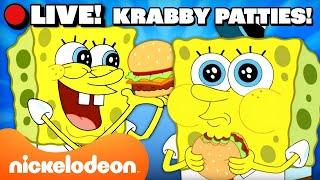  LIVE Krabby Patty 247 Marathon   SpongeBob  Nicktoons