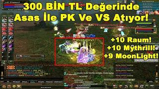 DomenicoWacco - Red Potlu 5500 APli 300 BİN TL Değerinde Asas İle PK Atıyor  Knight Online