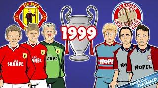 1999 Champions League Final The Cartoon Manchester United vs Bayern Munich Goals Highlights