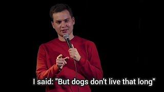 Russian stand-up comedian on his babushka neighbor ENG SUBS