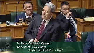 Question 1 - Hon Simon Bridges to the on Behalf of Prime Minister