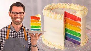 Easy Rainbow Cake Recipe