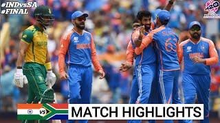 ICC T20 World Cup 2024  India vs South Africa  Full Highlights 2024  IND VS SA 2024 Highlights