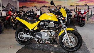 Buell M2 Cyclone Performance exhaust start up and walkaround Harley engine what a bike