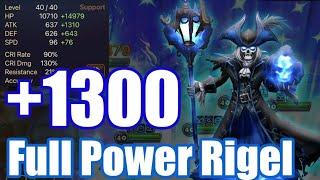 +1300 Full Power Rigel is he good meta for juno moore mhw?【Summoners War RTA】