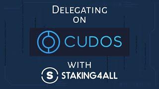 Delegating on Cudos