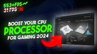 How To Boost CPU Or Processor For GAMING In Windows 1011 Boost FPS & Performance