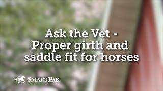 Ask the Vet - Proper girth and saddle fit for horses