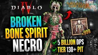 Diablo 4 - Best Endgame Bone Spirit Necromancer Build Guide  Season 4 Best Necro Build