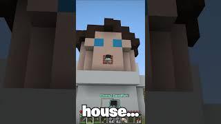 My Friend Built The WORST House in Minecraft #minecraftshorts