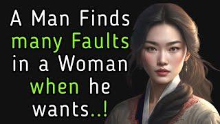 A Man Finds Many Faults in Woman when he..  very powerful quotes of psychology  # psychology.