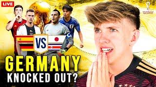 WILL GERMANY GET KNOCKED OUT?  GROUP E Live Watchalong FIFA World Cup 2022