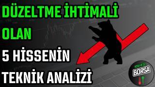 DURUM DAHA KÖTÜYE GİDER Mİ ? 4 ÖNEMLİ HİSSE ANALİZİ  HİSSE SENEDİ TAVSİYELERİ  TEKNİK ANALİZ