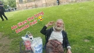 Homeless Man John Has a message for you all  The secret to staying YOUNG plus Stories