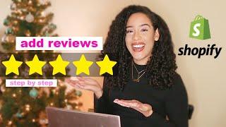 How to Add Reviews to Shopify Store + Free App  Shopify Tutorial