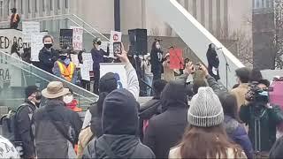 Toronto  Solidarity  Rally  Against Anti-Asian Hate at Nathan Philip Square