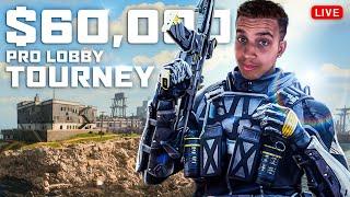  LIVE - $60000 WARZONE TOTAL FRENZY PRO LOBBY TOURNAMENT NEW TEAM YoungLA