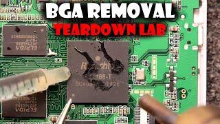 Removing a BGA Destructive BGA rework