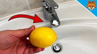 Wipe your Sink with a Lemon and WATCH WHAT HAPPENS 