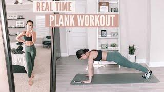 Real Time Plank Workout  At Home Full Body Exercises