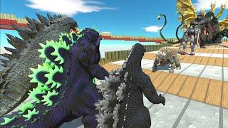 X3 Godzilla Death Climb - Animal Revolt Battle Simulator