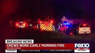 Mobile Fire-Rescue responds to early morning blaze on Collins Avenue