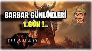 Diablo 4 Barbar günlükleri 1. gün