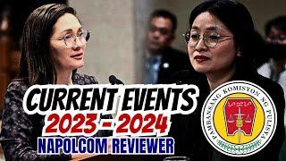 NAPOLCOM EXAM REVIEWER - Current Events 2023 & 2024 Part 2