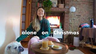 NYC VLOG spending Christmas alone beef noodle soup cinnamon spice cheese and my winter skincare