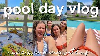 SUMMER POOL DAY VLOG 2024 with my friends 