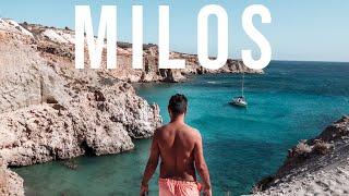 MILOS GREECE TRAVEL VLOG The Best Beaches In Milos Island- Alsenio