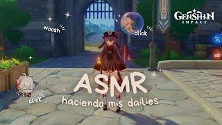 ASMR  Te hablo de oreja a oreja mientras jugamos a Genshin Impact ️ Binaural