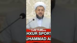 Mashhur sportchi Muhammad Ali. Isxoqjon domla.