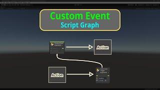 Custom Event Node  Script Graph  Visual Scripting  Unity Game Engine  @Unity3DSchool