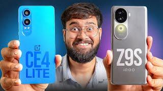 iQOO Z9s vs OnePlus Nord CE 4 Lite *Full Comparison*  Camera Display & More