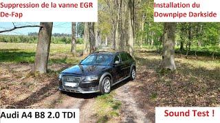 Audi A4 B8 2 0 TDI De-Fap et suppression EGR Darkside