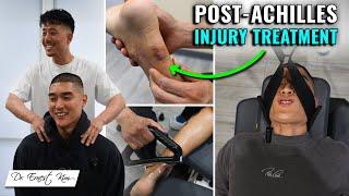 Achilles Tear Rehab and Full Body Adjustment