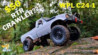 $50 RTR Crawler - But is it any good? - WPL C24-1 Unboxing Review & First Run