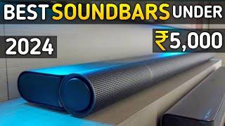 Top 5 Best Soundbar under 5000 in 2024  Best soundbar 2024 under 5000