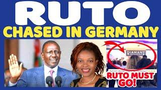 Ruto And His Ambassador Heckled And BOOED Mercilessly In Germany -Ruto Must Go