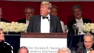 Donald Trump full speech at Al Smith Dinner in New York City Oct. 17 2024