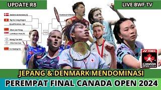 JADWAL PEREMPAT FINAL CANADA OPEN 2024JEPANG DAN DENMARK DOMINAN