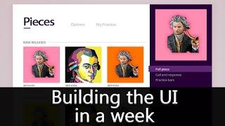 Building the UI in a week