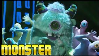 Masked Singer Monster all Performances & Reveal  Season 1