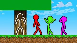 Stickman VS Minecraft Impossible Hide And Seek - AVM Shorts Animation
