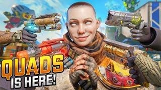 Solo Movement Player vs Quads in Apex Legends…