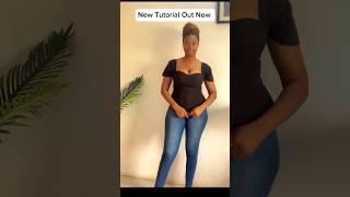 Bustier Blouse Top Tutorial. #youtubemadeforyou #bustier